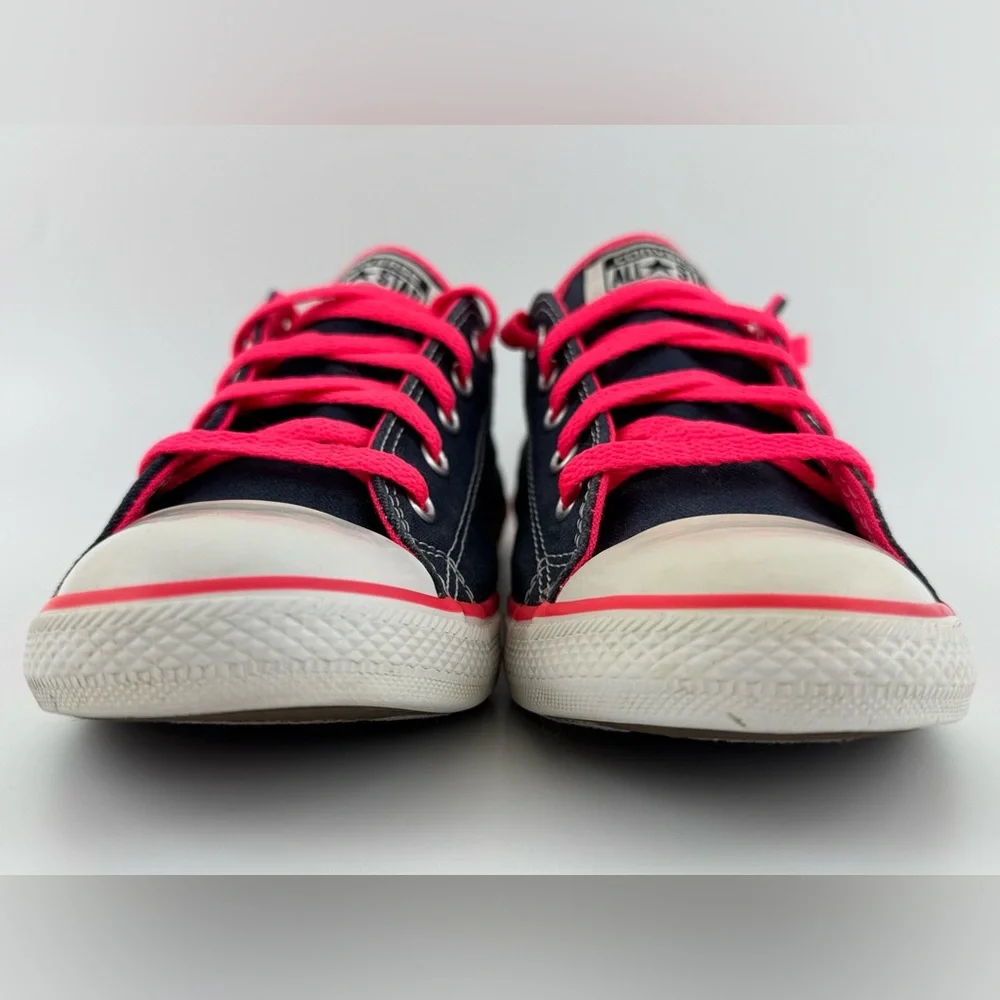 Converse All Star Women's Low Top Canvas Dainty Ox Athletic Navy Sneakers Size 9 - Picture 4 of 12